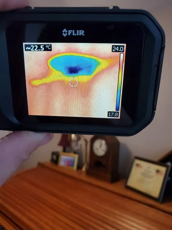 Thermal imaging inspection for water damage in Presque Isle