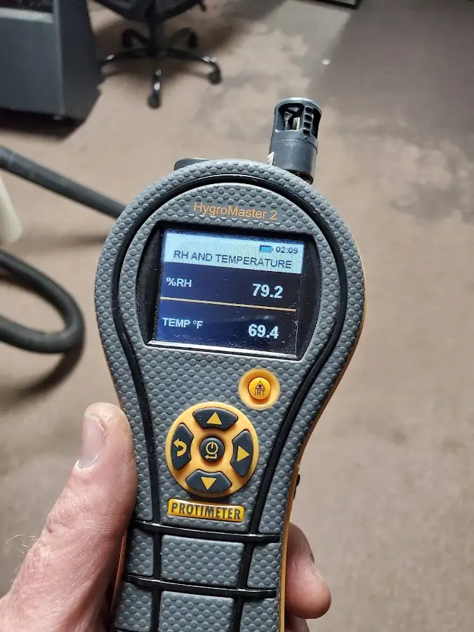 Moisture meter humidity assessment for Mold Remediation & Removal in Presque Isle